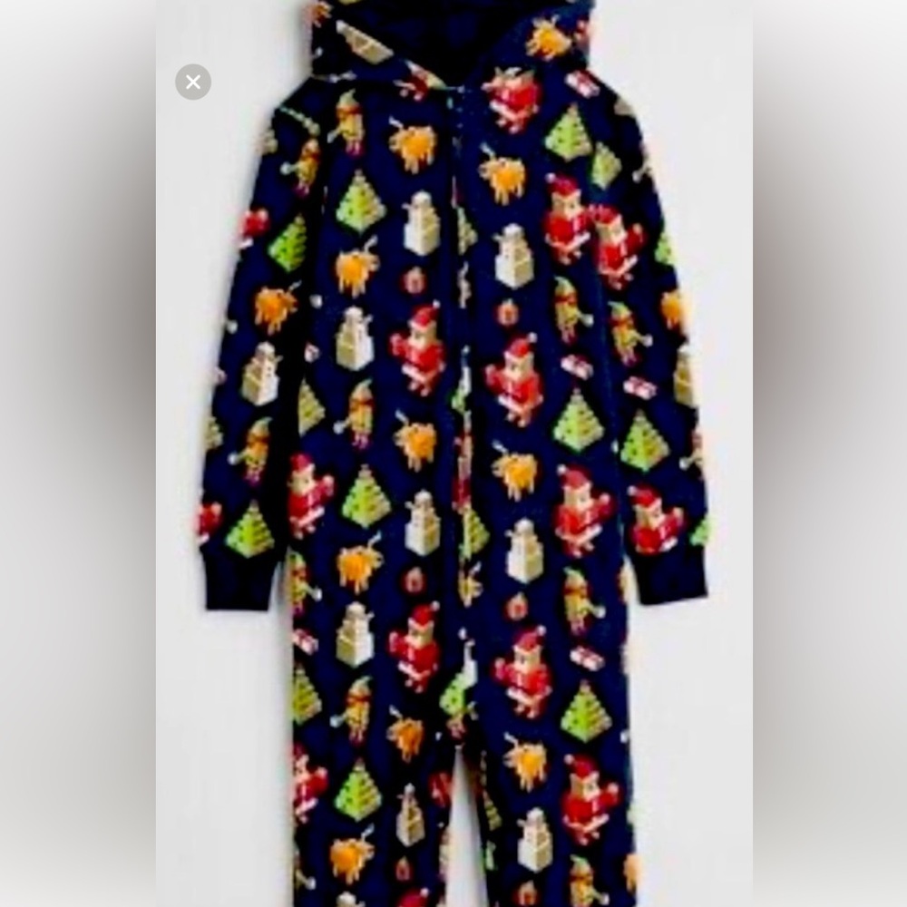 NWTS H&M Christmas one piece pajamas